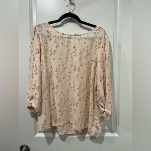 Lauren Conrad Floral Blouse XL
